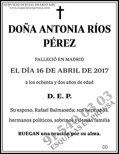 Antonia Ríos Pérez